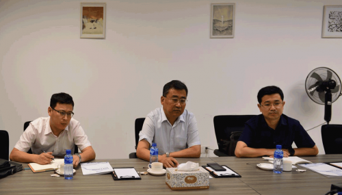 市发改委调研银河集团官网软件